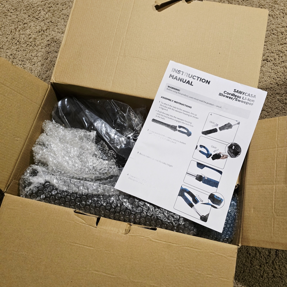 New Cordless Leaf Blower Sweeper